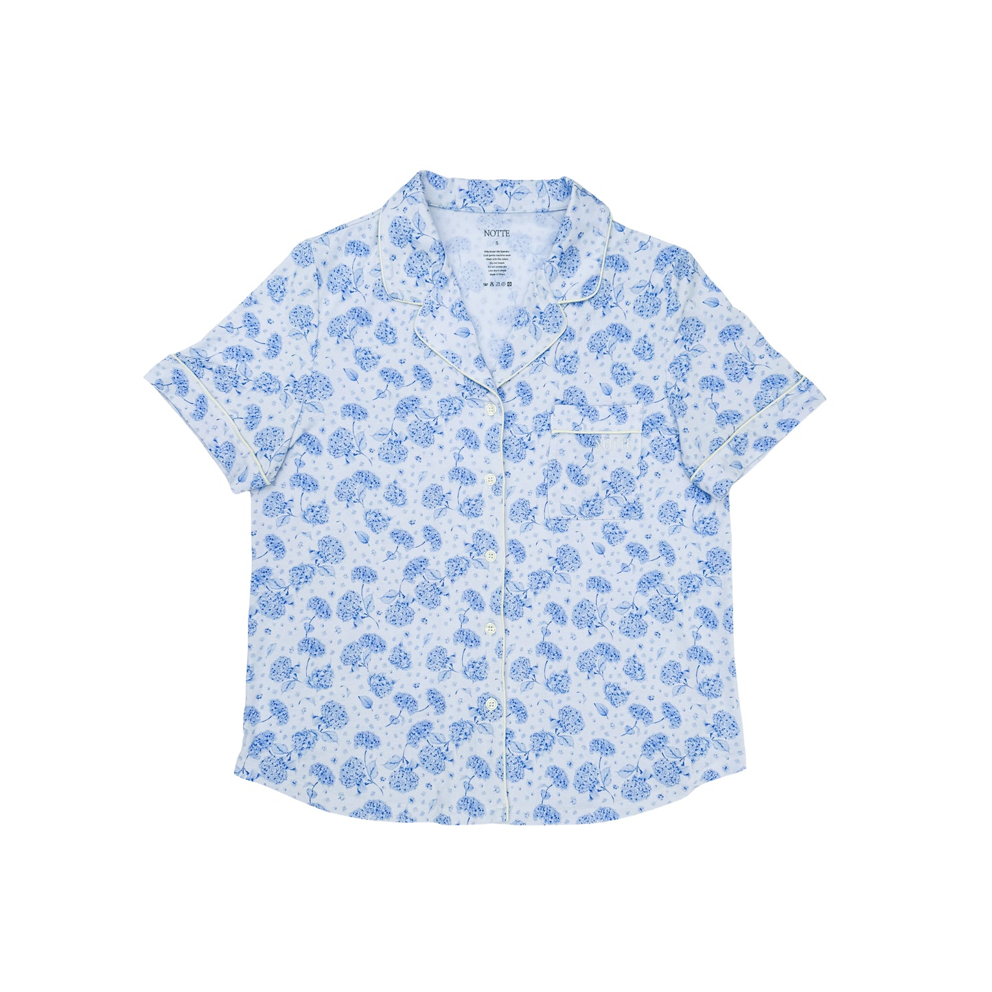 Short Sleeve & Shorts Sleep Set - Blue Petal